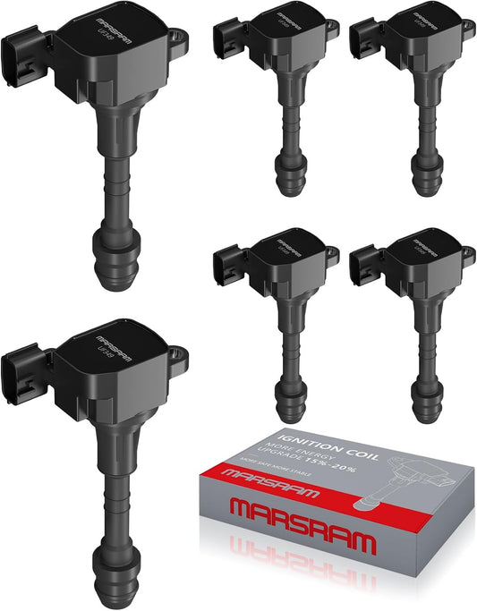 Marsram Ignition Coil Pack UF349 for Nissan 2005-2019 Frontier 4.0L 6Pcs