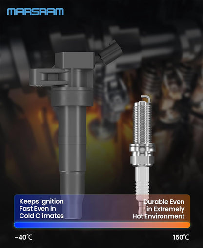 Marsram UF611 Ignition Coil Pack & XP6203 Spark Plugs