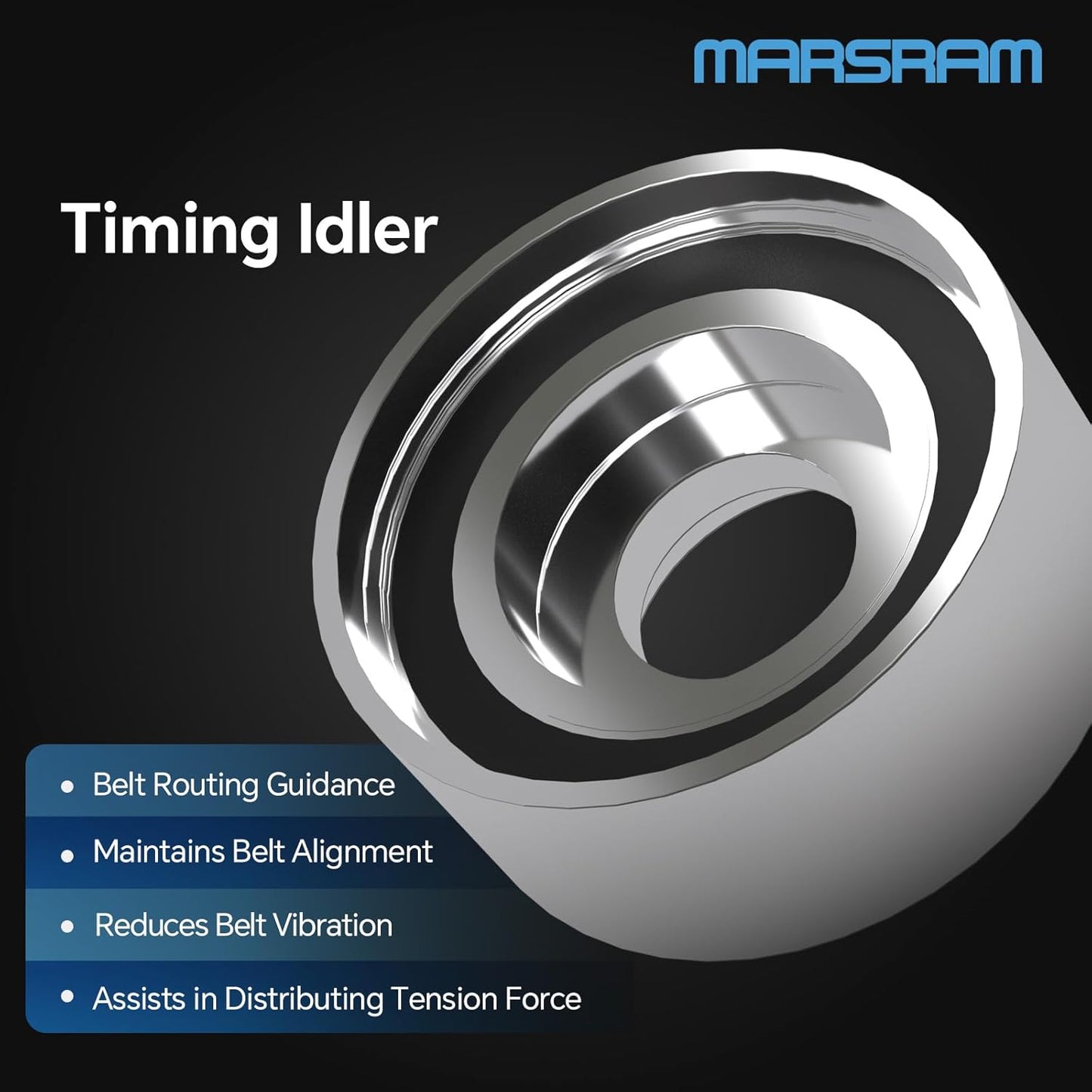 Marsram Timing Belt Kit with Water Pump Compatible with Honda Acura Saturn, 2003-2017 Accord 2006-2013 Pilot Odyssey Ridgeline MDX TSX TL 3.0L 3.2L 3.5L 3.7L V6, Replaces TKH-002 19200RDVJ01 TCKWP329