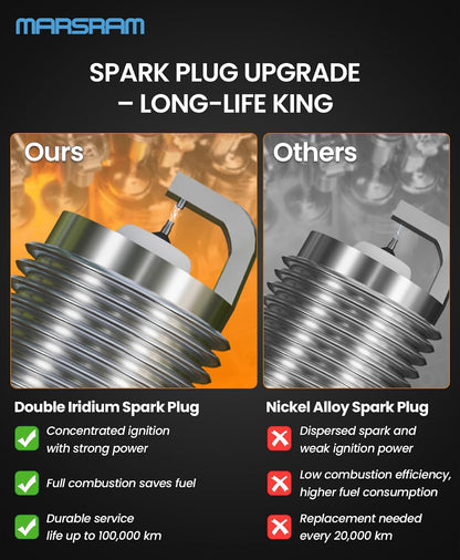 Marsram UF611 Ignition Coil Pack & XP6203 Spark Plugs