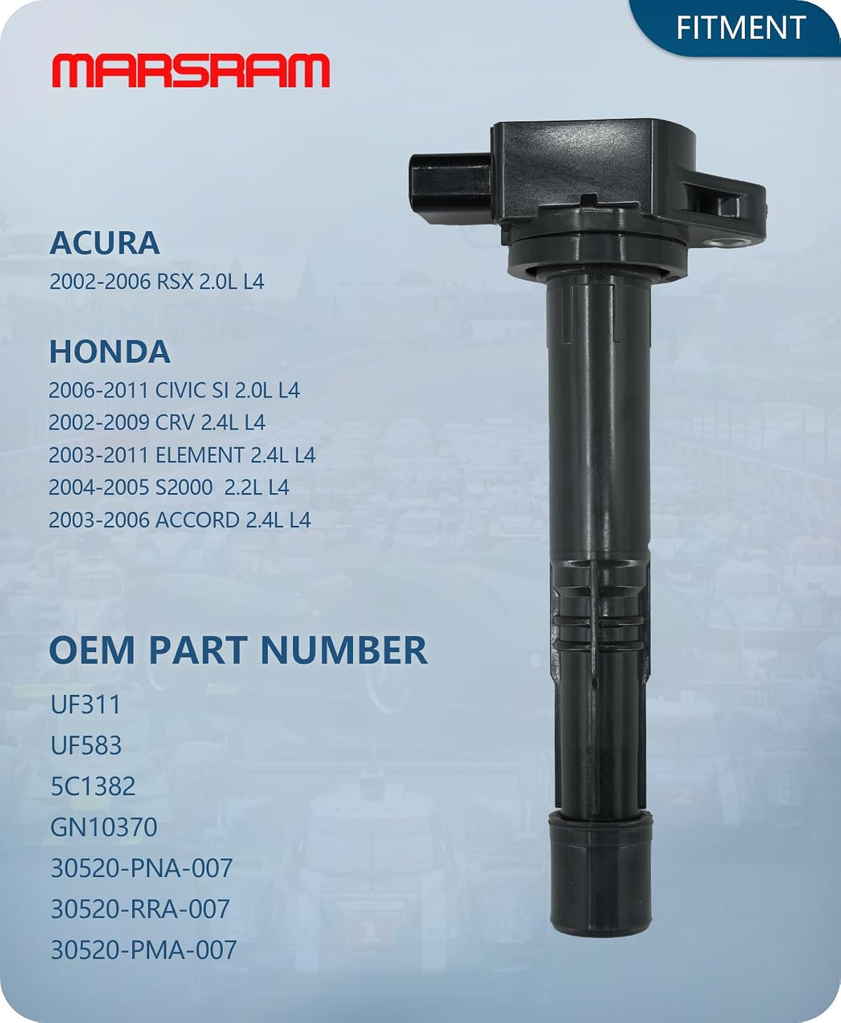 Marsram Ignition Coil Pack UF311 Fit for 2003-2007 Honda CRV Accord 2.4L L4