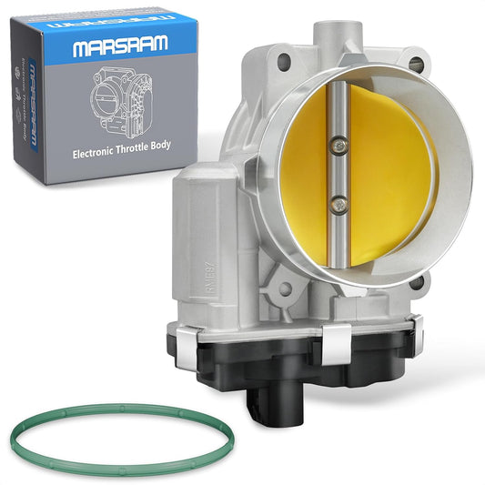 Marsram Electronic Throttle Body Fit for 2006-2008 Chevy Silverado Suburban Express Avalanche, GMC Yukon Envoy Savana, Cadillac Escalade, Saab Hummer Buick 4.8/5.3/6.0/6.2L OE: 12580760 12679524