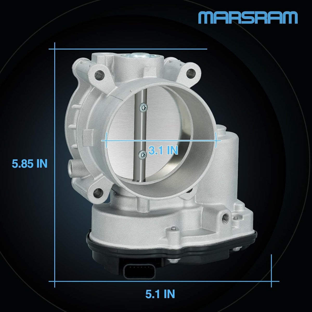 Marsram Throttle Body Fit for Ford Lincoln, 3.5L V6, Replaces BL3Z9E926B