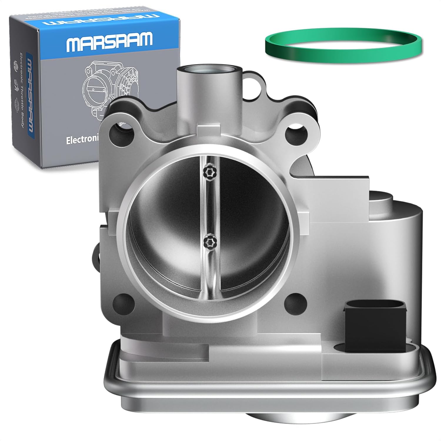 Marsram Electronic Throttle Body Compatible with Dodge Avenger Jeep Chrysler Sebring, 2008-2011 Journey Caliber, 2007-2017 Compass Patriot, 1.8L 2.0L 2.4L, Replaces 4891735AC, 4891735AD