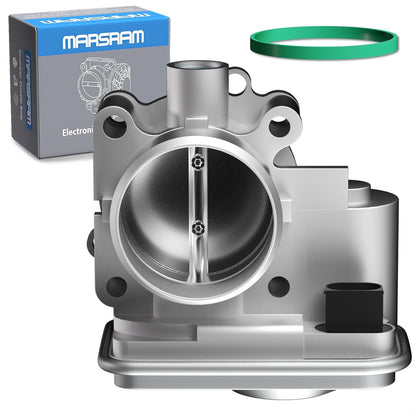 Marsram Electronic Throttle Body Compatible with Dodge Avenger Jeep Chrysler Sebring, 2008-2011 Journey Caliber, 2007-2017 Compass Patriot, 1.8L 2.0L 2.4L, Replaces 4891735AC, 4891735AD