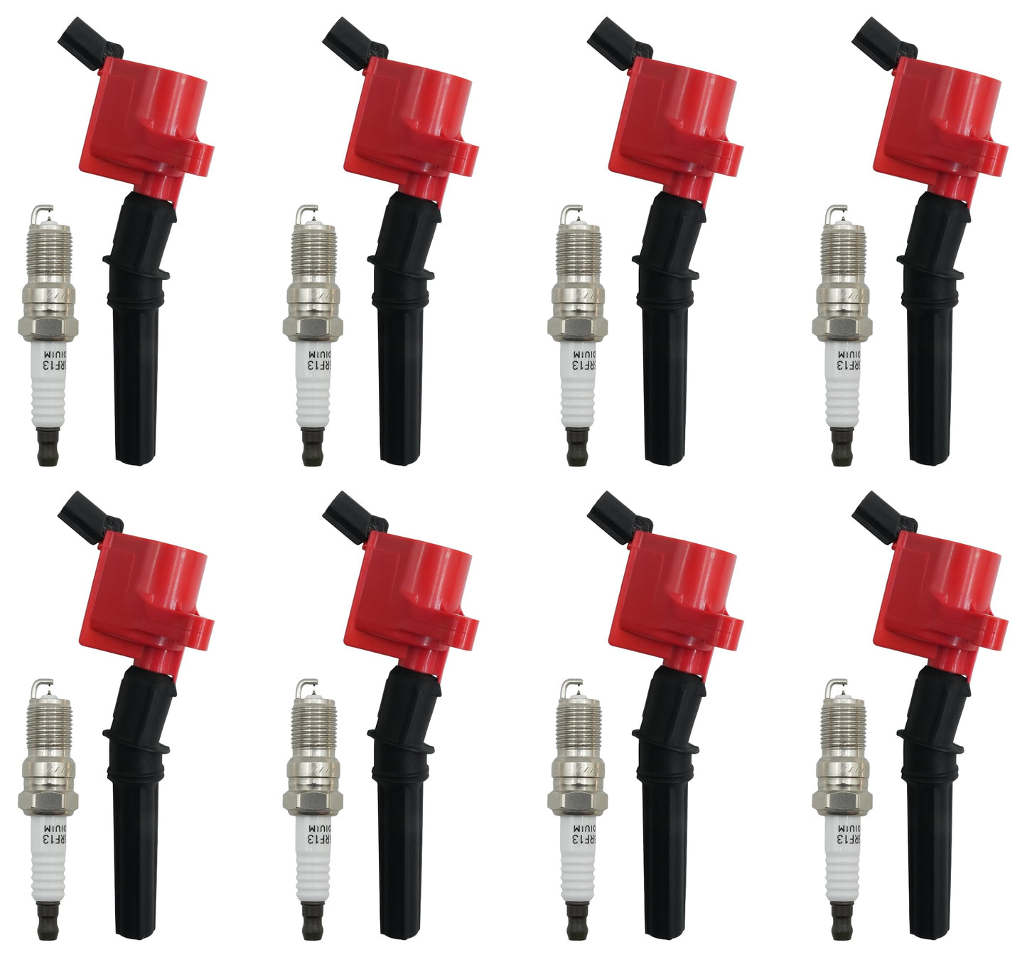Marsram Ignition Coil Pack DG508 & Spark Plugs SP479 Double Iridium 16 PCS