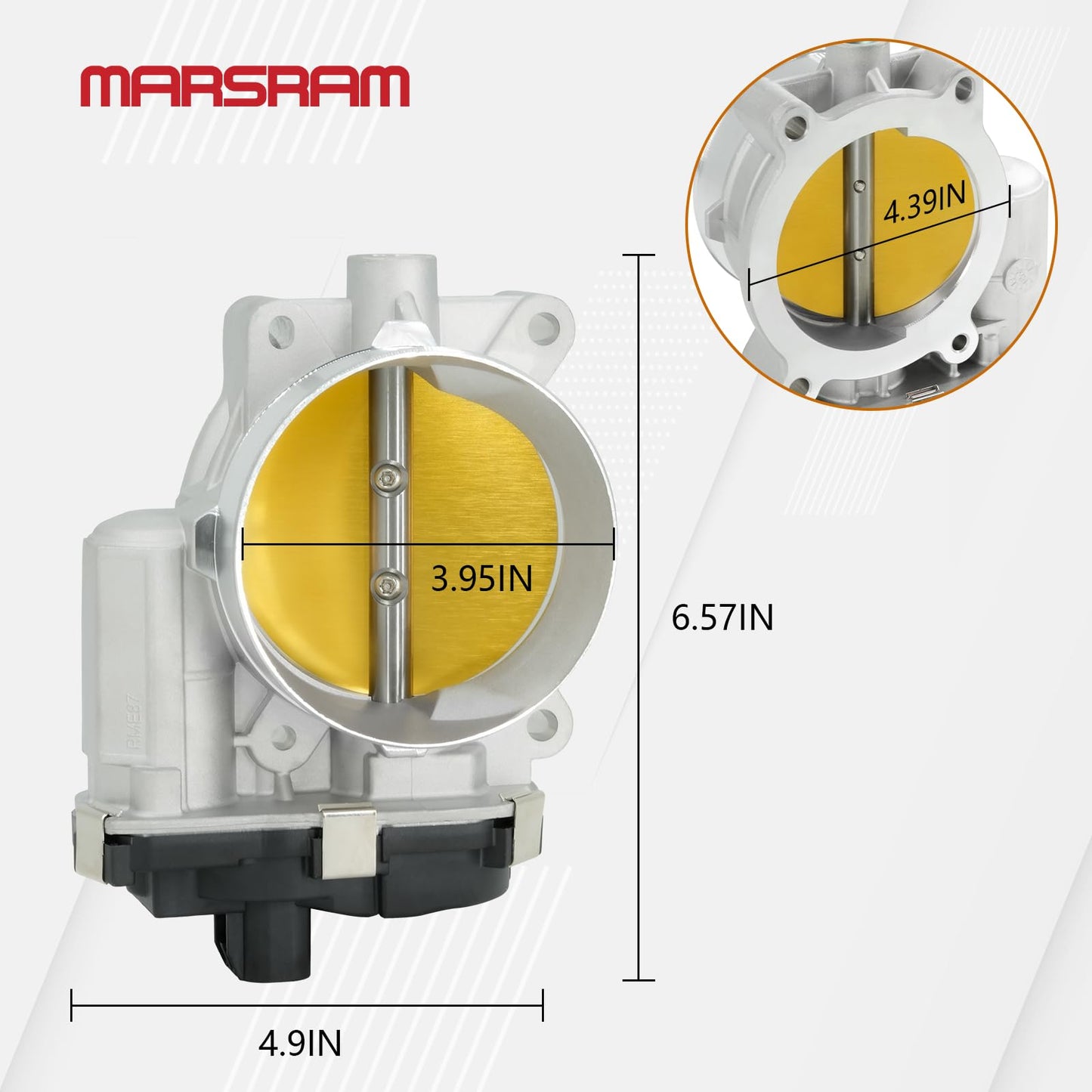 Marsram Electronic Throttle Body 12580760 12679524