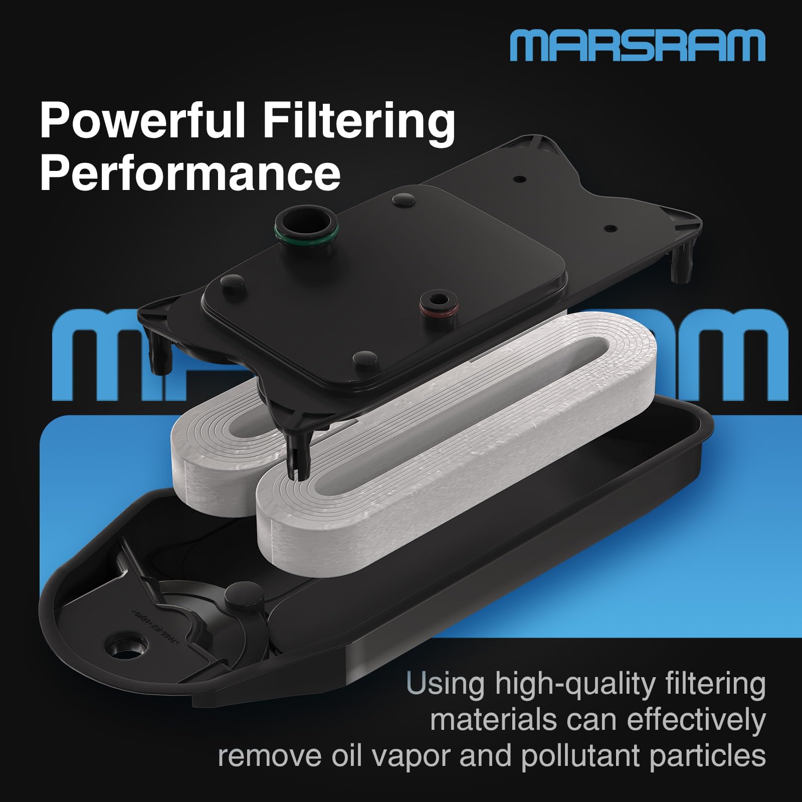 Marsram 6.7 Cummins Crankcase Ventilation Filter CV52001 4936636 904-418 68002433AB