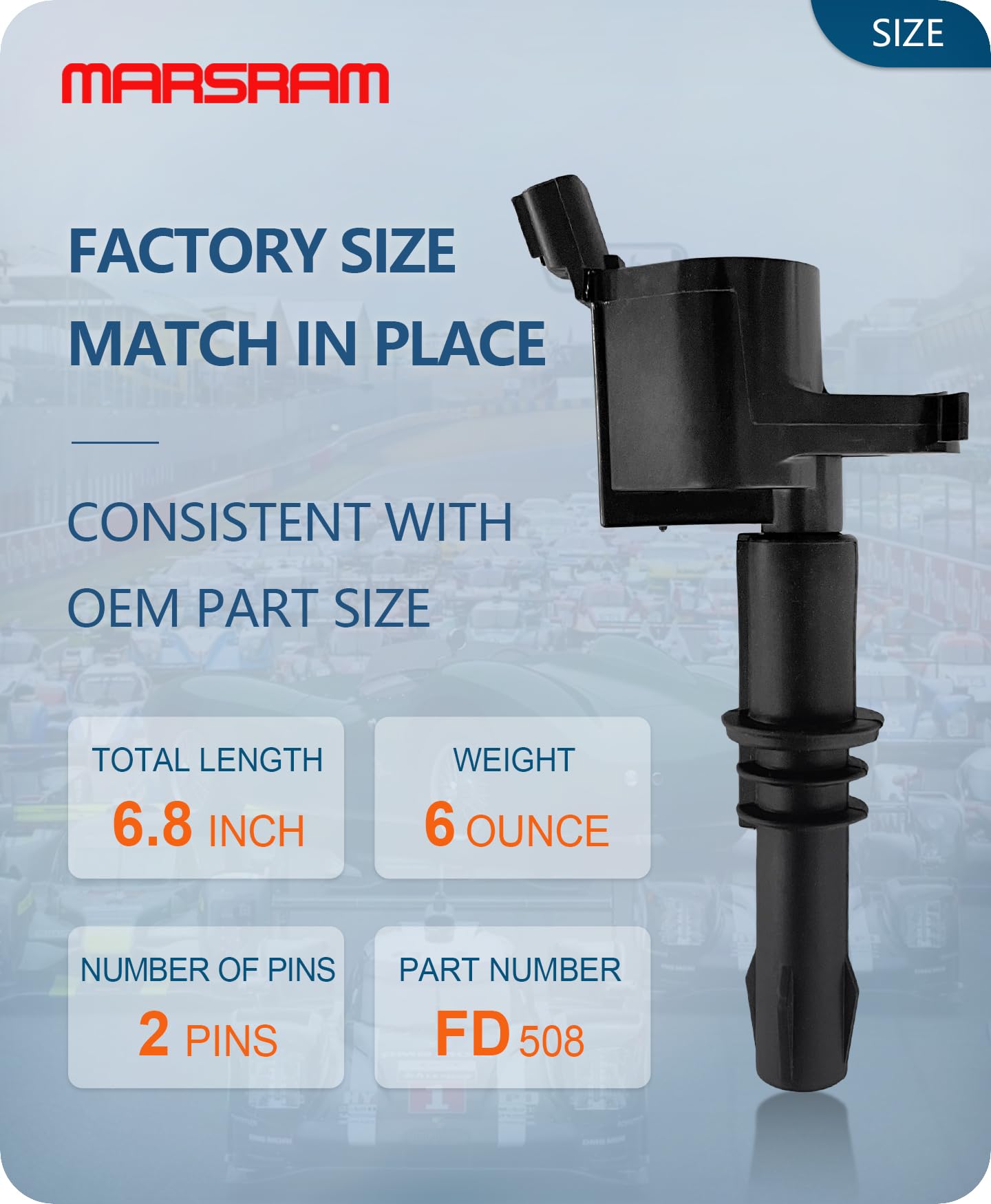 Marsram Ignition Coil Pack FD508 DG511 8pcs